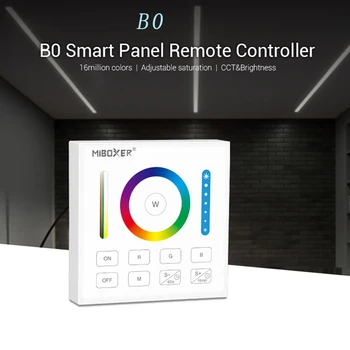Miboxer Smart Touch-Panel Dæmpning Dæmpning/CT/RGB/RGBW/RGB+CCT LED Strip Light Controller 2,4 G trådløse Fjernbetjening Milight