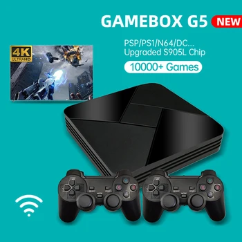 Powkiddy G5 S905L Mini-Spil Box-Emulator 30000/40000 + Video Game Spiller Spil Maskine Box Spil og Tilbehør