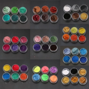 Kosmetiske Klasse Perlemors Naturlige Glimmer Mineral Pulver Epoxy Harpiks Farve Pigment Drop shipping