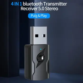 80% Off 4-i-1 USB Bluetooth-Transmitter Receiver Dual Output Bil, Computer, TV-Adapter