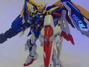 MJH HENDE 1/100 XXXG-01W W-Gundam Nul Tilpassede Model VI Kit Action Figur Forsamling Toy Gave Fluorescens Vand Mærkat 12476