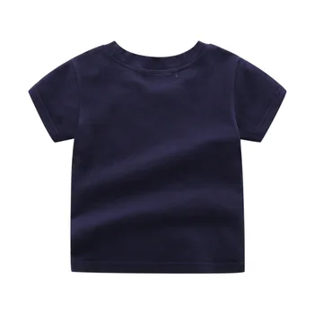 2020 sommer bomuld kids tøj drenge tegnefilm kort-langærmet t-shirt 1-5 år 125095