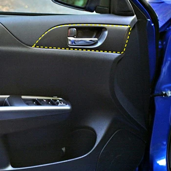 For Subaru WRX STi 2007-2011 Carbon Style Indvendige Betjeningspanel Konsol Håndterer Skåle Vindue Lift-Kontakten Knappen på Panelet Dække Trim