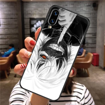 Tokyo Ghoul Animationsfilm Telefon tilfældet For Huawei Honor 6 7 8 9 10 10i 20 A C X Lite Pro Spille black 3D tilbage silikone Etui tpu celle dækning 12605