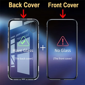 Magnetisk Hærdet Glas Skærm Protektor Cover Til IPhone 11 /11 Pro Max/11 Pro Smart Phone 12629