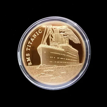 1stk Titanic Skib Collectible Mønter Hændelse Kunst Medalje Forgyldt Mønt Indsamling, Souvenirs og Gaver Erindringsmønter Home Decor 12654