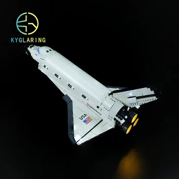 Kyglaring Led-Belysning 10283 DIY Legetøj for Space Shuttle Discovery Blokke Bygning
