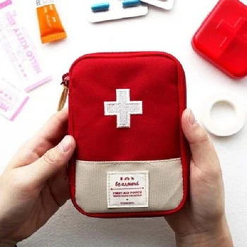 Bærbare Medicin Modtagelsen Mini First Aid Kit-Vandtæt, Komfortabel Og Hurtig Camping Rejser Mindre Medicin-Kit 127353