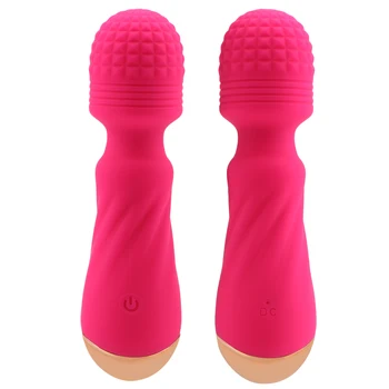 Kraftig Dildo Vibrator Magic AV Wand Vibrator 12 Frekvens sexlegetøj til Kvinde Kvinde Onani G Spot Klitoris Stimulation 127774