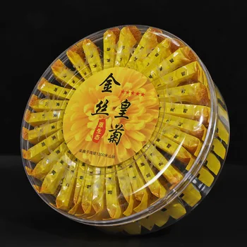 En Kasse Blomster Te Chrysanthemum Te Gold Silk Royal Super Premium Tongxiang Chrysanthemum Te Blade Brand Sund Mad 30bags/Box 128455