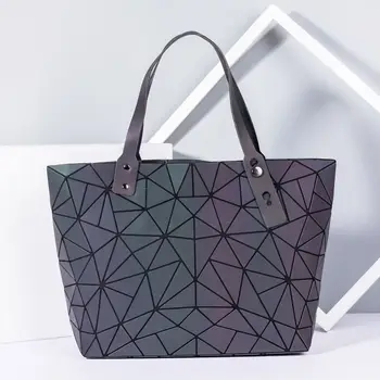 DIOMO Punge og Håndtasker Indstille Mode Reflekterende Kvinder Tote Tasker Kvinder Tasker Designer Geometriske Skulder Taske