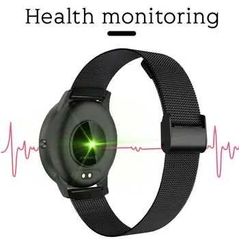 Smart Ur Mænd Kvinder Fitness Tracker pulsmåler Blodtryk Smartwatch med Menstruationsgener Cyklus Displayet Til ios/Android