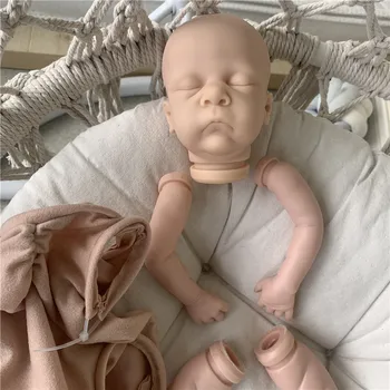 16tommer Reborn Dukke Kit Pip Premie Størrelsen Fuld Arme og Fuld Legs Sovende Baby Ufærdige Dukke Dele Diy Dukker 129262