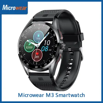 Microwear M3 Smart Ur Mænd BT Kalder puls, Blodtryk Vandtæt Trænings-og Smartwatch Til Huawei Xiaomi Phone 130197