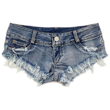2021 Nye Sommer Europæiske og Amerikanske Mode-Jeans Sexet Lav Talje Revet Hul Damer, Denim Shorts Hot Pants Jeans 1308