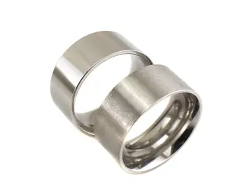 Europæiske og Amerikanske rustfrit stål par ring enkel titanium stål smykker ring mode ring 130951