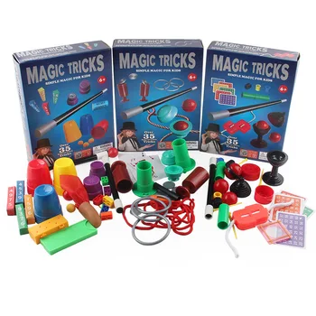 Magic Set Magic Kit For Børn Videnskab Legetøj til Børn Klassiske Tricks Let At Spille Magic Bedste Gave Til Drenge, Piger og Voksne 131034