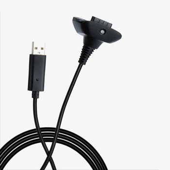 USB Opladning Kabel Ledning Oplader til Xbox 360 Wireless Spil Controller 131186