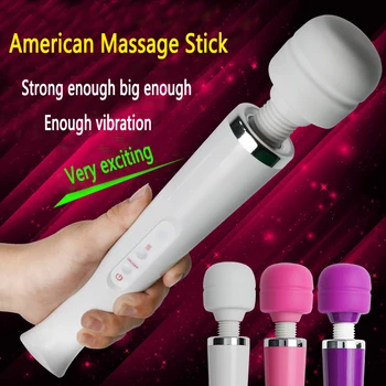 Kæmpe Tryllestav Vibratorer til kvinder, USB Charge Store AV-Stick Kvindelige G-Spot Massager Klitoris Stimulator Voksen Sex Legetøj til kvinder 13127