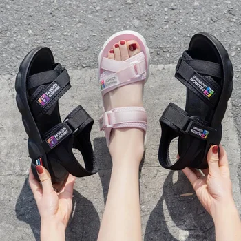 Sport sandaler til år gammel pige, nye sommer anti slip Velcro sandaler til og studerende 131694