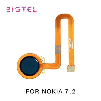 5 Pc ' Er/Mange Originale Nokia 7.2 Fingerprint Sensor Flex Kabel Med Knap På Tastaturet Montage 131810