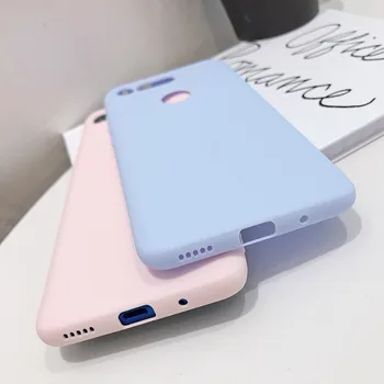 For Samsung Galaxy A51 A71 / A51 5G A71 5G Matte Pastelfarver Candy Blød Silikone Case Mobiltelefon Tilbage Dække Huden Shell Protector