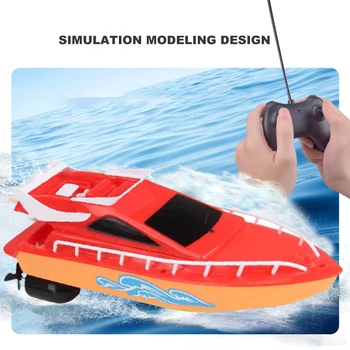 Fjernbetjeningen High Speed Båd Sjove Elektriske Speedbåd Toy Børn fjernbetjening legetøj i vand konkurrence Med Håndtag 132611
