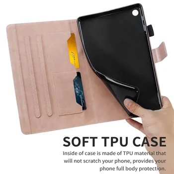 Taske til Samsung Galaxy Tab S6 Lite Trykt Dyr Tablet Cover til Samsung Galaxy Tab S6 Lite SM-P610 SM-P615