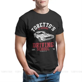 Torettos køreskole Særlige TShirt Fast & Furious 9 Film Fritid Plus Size T-Shirt Nyeste T-shirt For Mænd
