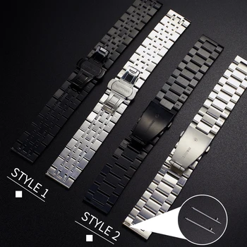 Klassisk Metal rustfrit stål Håndled Band Til Samsung Galaxy Se 41 45 mm Rem til Gear S3 Classic&Grænse Armbånd Watchbands