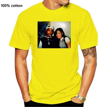 Tupac Shakur & Selena Quintanilla T-Shirt 2019 Sommeren Mænds kortærmet T-Shirt