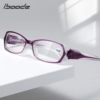 Iboode Retro Anti Blue ray Briller Damer Mode Presbyopi Briller Kvinder Computer Recept Briller med +1.5 +2