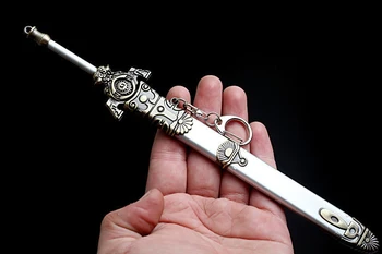 22cm Trykstøbt Legering Sværd 1/6 Skala Antikke Våben Model Toy Sværd med Skede 12 inches Action Figur Figur Dukke Tilbehør 13533