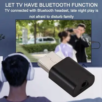 Usb bluetooth-5.0-sender-modtager wireless audio-aux-port-adapter drive-gratis direkte brug 10m barriere-fri transmission