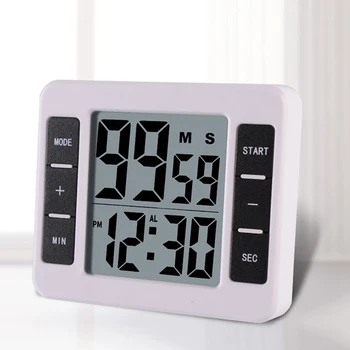 Magnetisk LCD Digital Køkken Madlavning Timer med Høj Alarm Ur, Countdown Tid Påmindelse 99 Minutter og 59 Sekunder 135885