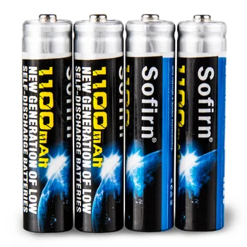 Sofirn AAA-Batteri 1,2 V 1100mAh NI-MH AAA Genopladelige Batterier Disponibel Genanvendt AAA-Batteri til Lommelygte/Legetøj/Elektronik 135989