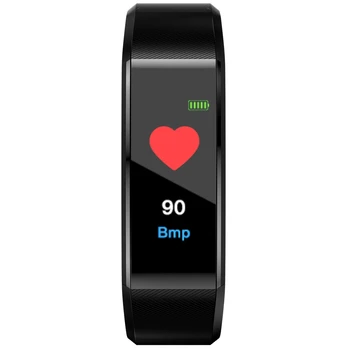 115 Plus Smart Armbånd-Armbånd Blodtryk Smart Ur Med Rem Trænings-og pulsmåler 115Plus Tracker Smartwatch 136033