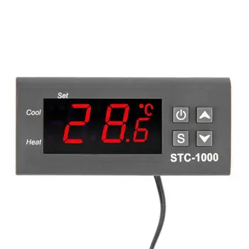 Digital STC-1000 til Alle Formål Temperatur Controller Termostat Med Sensor