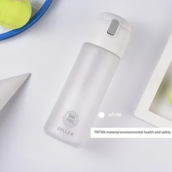 High-end plastik vandflaske til sport, rejser, fitness rum, vandflasker med reb Te-rum Vand cup for BPA-fri 136802