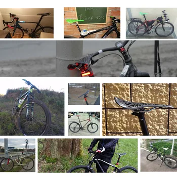 HVIRVEL cykelstol ultra-lys, stød-absorberende mountain bike sæde cykel døde hastighed sadlen spindelvæv sæde udstyr 137411