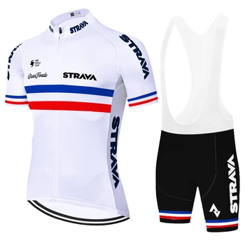 Frankrig Strava trøje 2021 20D gel pad hurtig tør mænds cykeludstyr Sommeren abbigliamento bici da corsa uomo