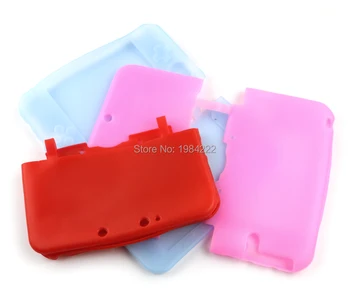 OCGAME multi farve Stilfulde Beskyttende Blød Silikone Gel Dække gummikant Skin Case til nintendo 3DS LL/XL 138831