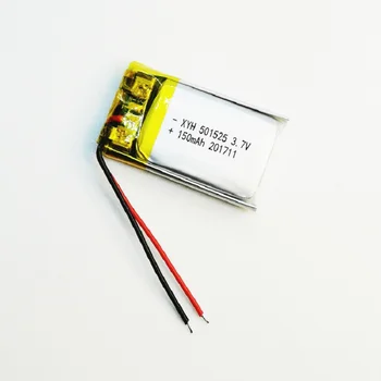 3,7 v 501525 150mAh polymer lithium batteri, li-ion genopladeligt batteri 501525 sætte MP3-MP4 MP5 lille legetøj 139021