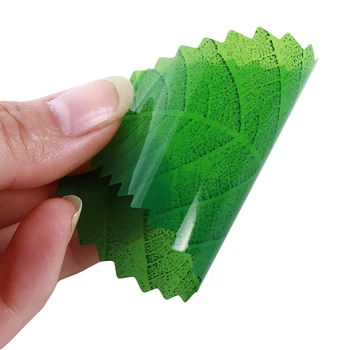 200Pcs/pack Grøn bladform Japansk Mad Sushi Dekoration Blade Sushi Græs Kreative Plast Blad Sashimi Indretning Værktøjer 13971