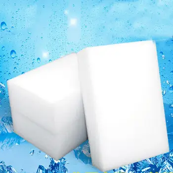 5pcs 10 *6*2cm Hvid Nanoparticle Svamp Magic Gummi Til Køkken, Kontor, Badeværelse Effektive Ren Tilbehør Rengøring Plade Værktøj