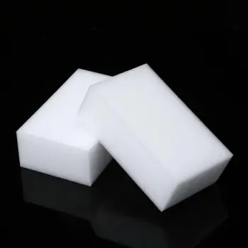 5pcs 10 *6*2cm Hvid Nanoparticle Svamp Magic Gummi Til Køkken, Kontor, Badeværelse Effektive Ren Tilbehør Rengøring Plade Værktøj