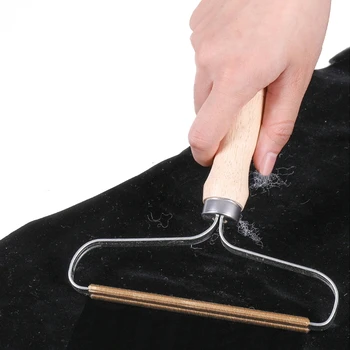 Bærbare Manuel Tøj Lint Remover Fuzz Shaver Brush Tool Pels Dobbeltsidet hårfjerning Vævet Sweater Rengøring Q1FD