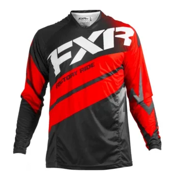 NYE FXR Motocross Shirt Motorcykel Jakke Off-road T-shirt Turen på Cykel Lang-ærmet Trøje Moto Trøje Mænd med Lange Ærmer
