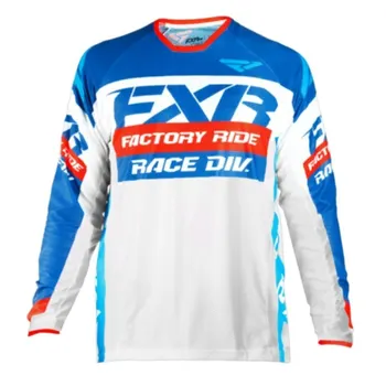 NYE FXR Motocross Shirt Motorcykel Jakke Off-road T-shirt Turen på Cykel Lang-ærmet Trøje Moto Trøje Mænd med Lange Ærmer