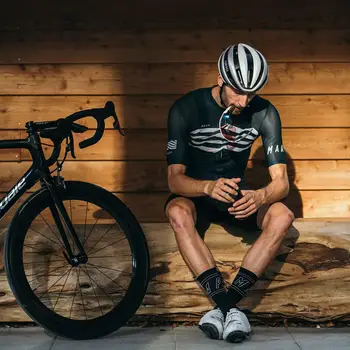 2018 Mørk Grøn Lys cykling Jersey Alle Itlay miti mesh stof til sommeren lang tid riding vej/mtb cykel trøjer top kvalitet 141525